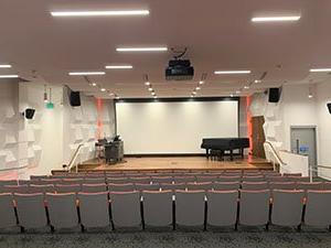 Marvin Laser Recital Hall stage